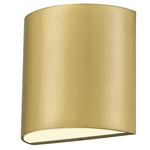 Veil Color-Select Outdoor Wall Light - Brushed Brass