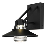 Radiant Color-Select Outdoor Wall Light - Sand Black / Clear