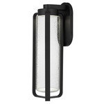 Clover Color-Select Outdoor Wall Light - Sand Black / Clear Seedy