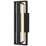 In & Out Outdoor Wall Light - Sand Black / Frosted