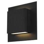 Miami Color-Select Square Outdoor Wall Light - Sand Black