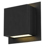 Miami Color-Select Square Outdoor Wall Light - Sand Black