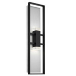 Mars Color-Select Outdoor Wall Light - Sand Black / Clear