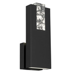 Mille Color-Select Outdoor Wall Light - Sand Black / Cloudy