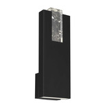 Mille Color-Select Outdoor Wall Light - Sand Black / Cloudy