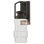 Artefact Outdoor Wall Light - Dark Bronze Oxide / Clear Seedy