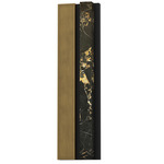 Paris Color-Select Outdoor Wall Light - Painted Antique Brass / Marble