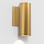 Ava Outdoor Wall Sconce - Brushed Brass