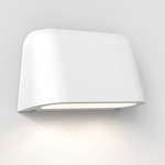 Mast Twin Concrete Outdoor Wall Sconce - White Concrete