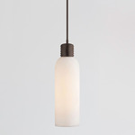 Sablier Pendant - Dark Bronze / Frosted