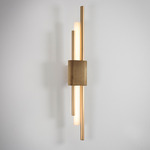 Tanto Wall Sconce - Brushed Brass / Brushed Brass