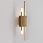 Tanto Wall Sconce - Brushed Brass / Brushed Brass