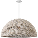 Breanne Pendant - Matte White / Vintage White