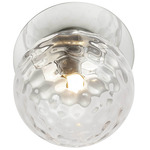 Burlat Wall Sconce - Polished Chrome / Clear