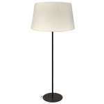 Dalia Floor Lamp - Matte Black / White
