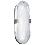 Willmina Wall Sconce - Polished Chrome / White