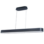 Walsh Linear Pendant - Matte Black / Alabaster