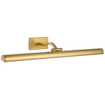 Yvonne Color-Select Adjustable Picture Light - Aged Brass / Aged Brass
