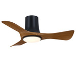 Corke Smart Ceiling Fan with Light - Black / Koa / Koa