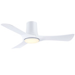 Corke Smart Ceiling Fan with Light - Matte White / Matte White