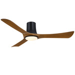 Corke Smart Ceiling Fan with Light - Black / Koa / Koa