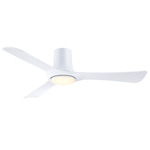 Corke Smart Ceiling Fan with Light - Matte White / Matte White