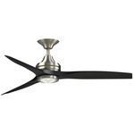 Spitfire DC Smart Ceiling Fan - Brushed Nickel / Black