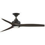 Spitfire DC Smart Ceiling Fan - Dark Bronze / Dark Walnut