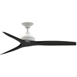 Spitfire DC Smart Ceiling Fan - Matte White / Black