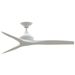 Spitfire DC Smart Ceiling Fan - Matte White / Matte White