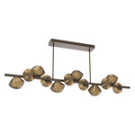 Mesa Twisted Branch Chandelier - Flat Bronze / Mesa Bronze