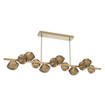 Mesa Twisted Branch Chandelier - Gilded Brass / Mesa Bronze