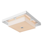 Shadow Box Marine Grade Outdoor Ceiling Flush Light - Marine Grade White / Marine Grade White