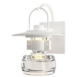 Mason Outdoor Wall Sconce - Marine Grade White / Clear