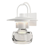 Mason Outdoor Wall Sconce - Marine Grade White / Clear