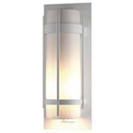 Banded Outdoor Wall Sconce - Marine Grade White / Opal