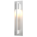 Axis Outdoor Wall Sconce - Marine Grade White / Clear
