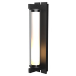 Fuse Outdoor Wall Sconce - Marine Grade Black / Clear / Opal