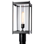 Cela Outdoor Post Light - Marine Grade Black / Clear