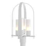 Triomphe Outdoor Post Light - Marine Grade White / Opal