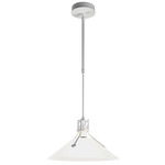 Henry Glass Outdoor Pendant - Marine Grade White / Frosted