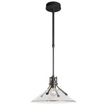 Henry Glass Outdoor Pendant - Marine Grade Black / Frosted