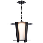 Linea Outdoor Pendant - Marine Grade Black / Opal