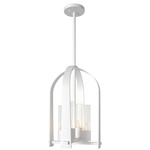 Triomphe Outdoor Pendant - Marine Grade White / Seeded Clear