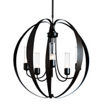 Pomme Outdoor Pendant - Marine Grade Black / Seeded Clear