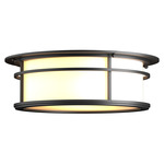 Province Outdoor Ceiling Light - Marine Grade Black / Opal