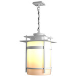 Banded Outdoor Pendant - Marine Grade White / Opal