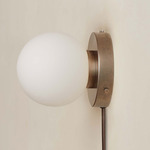 Orb Surface Mount - Pewter / White