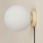 Orb Surface Mount - Bone / White