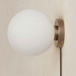 Orb Surface Mount - Pewter / White